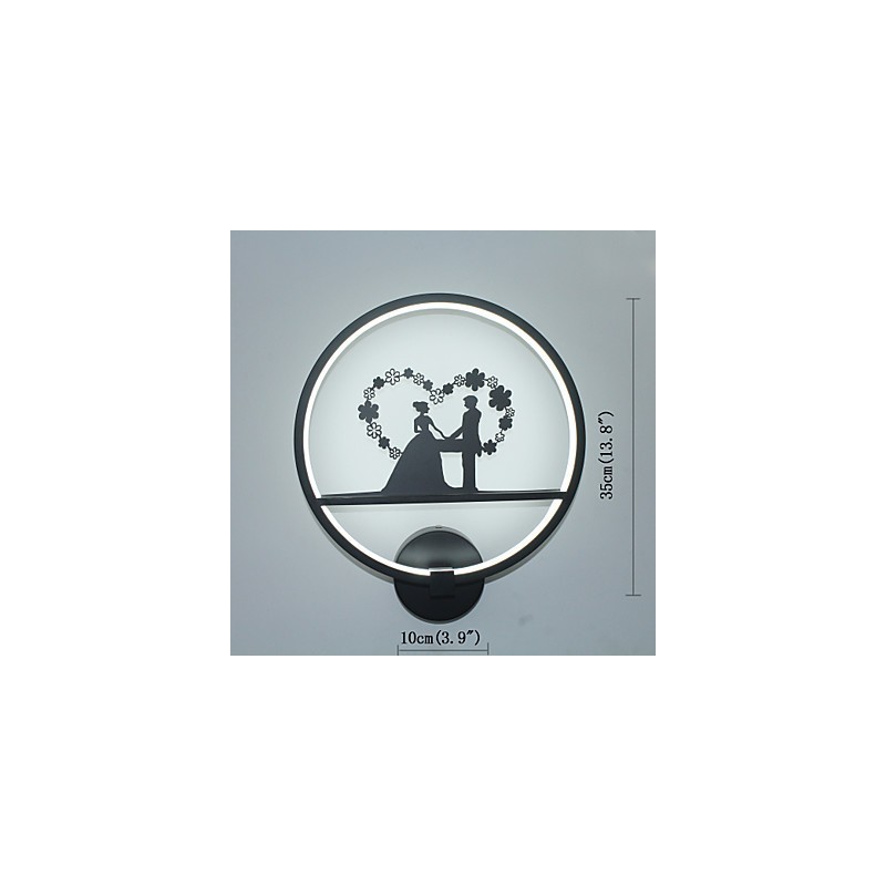 Applique murale en aluminium, design moderne et minimaliste, luminaire décoratif d'intérieur, idéal pour un salon, un balcon ou un couloir