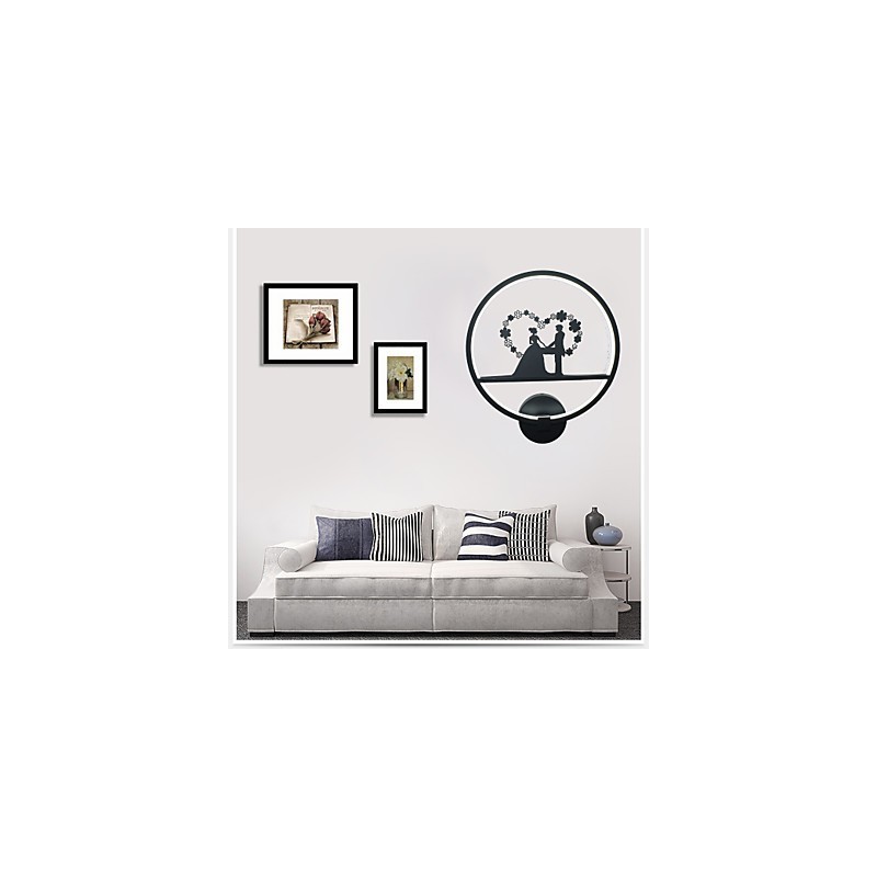 Applique murale en aluminium, design moderne et minimaliste, luminaire décoratif d'intérieur, idéal pour un salon, un balcon ou un couloir