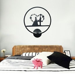 Applique murale en aluminium, design moderne et minimaliste, luminaire décoratif d'intérieur, idéal pour un salon, un balcon ou un couloir