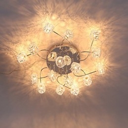 Plafonnier à dôme aspirant en fil d'aluminium avec design breveté