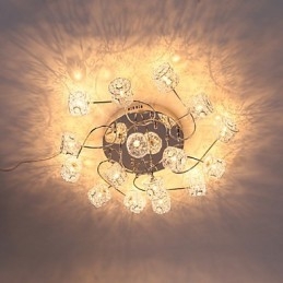 Plafonnier à dôme aspirant en fil d'aluminium avec design breveté