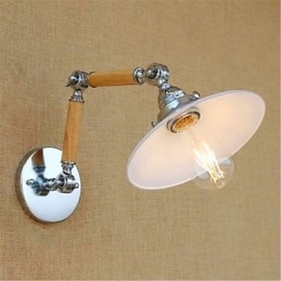 Rustic Lodge Country Chrome Fonction pour bras pivotant Lumière ambiante Bras pivotant