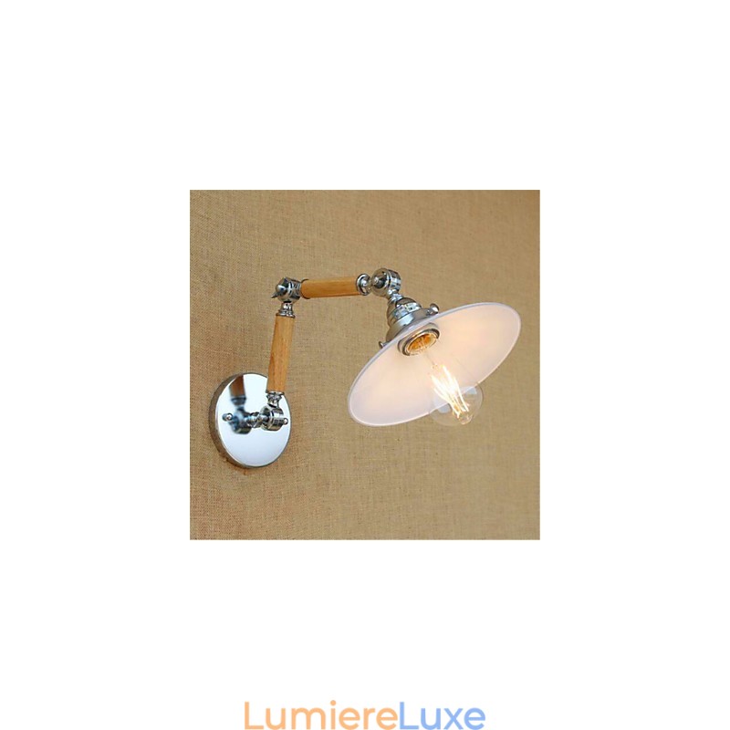 Rustic Lodge Country Chrome Fonction pour bras pivotant Lumière ambiante Bras pivotant