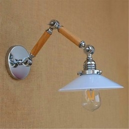 Rustic Lodge Country Chrome Fonction pour bras pivotant Lumière ambiante Bras pivotant