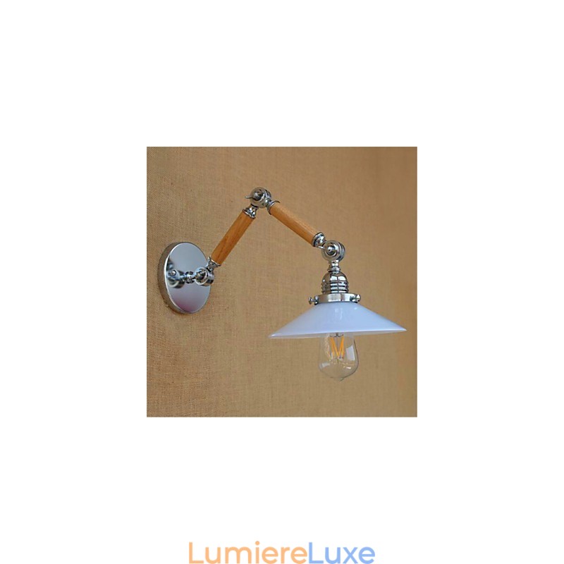Rustic Lodge Country Chrome Fonction pour bras pivotant Lumière ambiante Bras pivotant