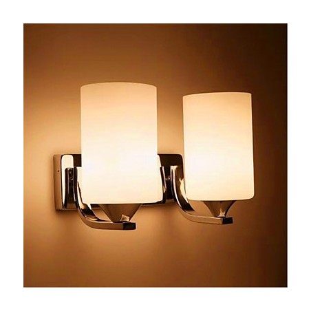 Applique murale double simple et chaleureuse pour salon, chambre à coucher, couloir, balcon Applique murale double simple et chaleureuse pour salon, chambre à coucher, couloir, balcon