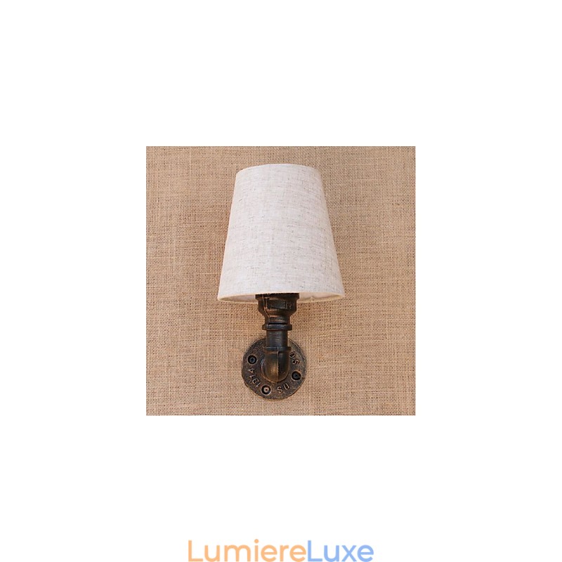 Applique murale rustique en laiton pour éclairage d'ambiance