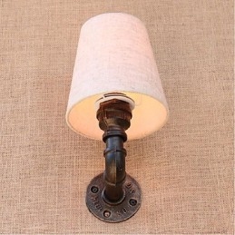 Applique murale rustique en laiton pour éclairage d'ambiance