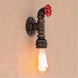 Applique murale décorative nostalgique en forme de pipe à eau simple