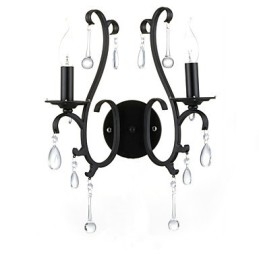 Applique murale Country Chrome pour éclairage d'ambiance de style mini