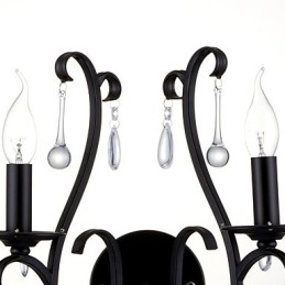 Applique murale Country Chrome pour éclairage d'ambiance de style mini