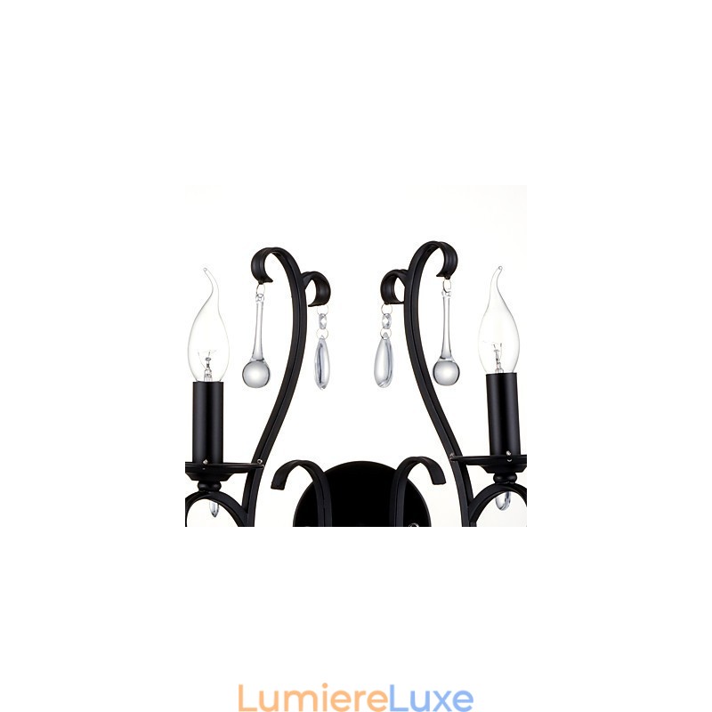 Applique murale Country Chrome pour éclairage d'ambiance de style mini