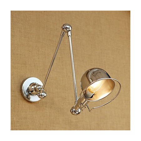 Luminaire mural moderne et contemporain en chrome pour protection des yeux et bras pivotant Luminaire mural moderne et contemporain en chrome pour protection des yeux et bras pivotant