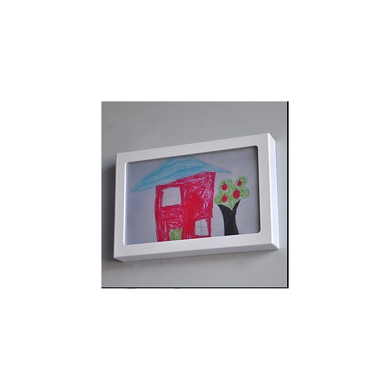 Peinture contemporaine moderne intégrée pour appliques murales à lumière ambiante