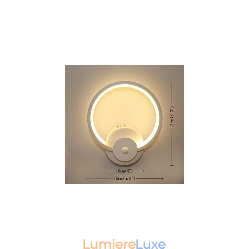 Lampe de chevet créative minimaliste moderne, lampe encastrée, éclairage mural pour entrée, escaliers, chambre à coucher