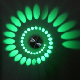 Applique murale encastrée moderne en aluminium avec éclairage intégré