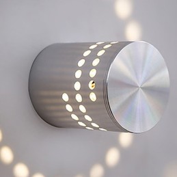 Applique murale encastrée moderne en aluminium avec éclairage intégré