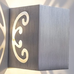 Applique murale moderne en aluminium à encastrer pour décorer les appliques murales