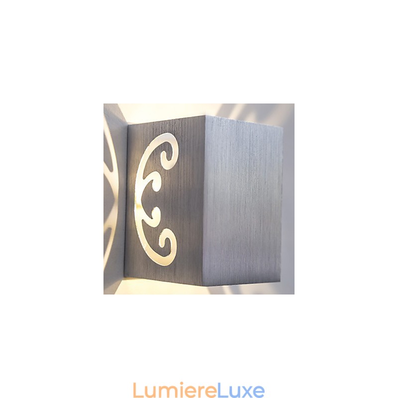 Applique murale moderne en aluminium à encastrer pour décorer les appliques murales