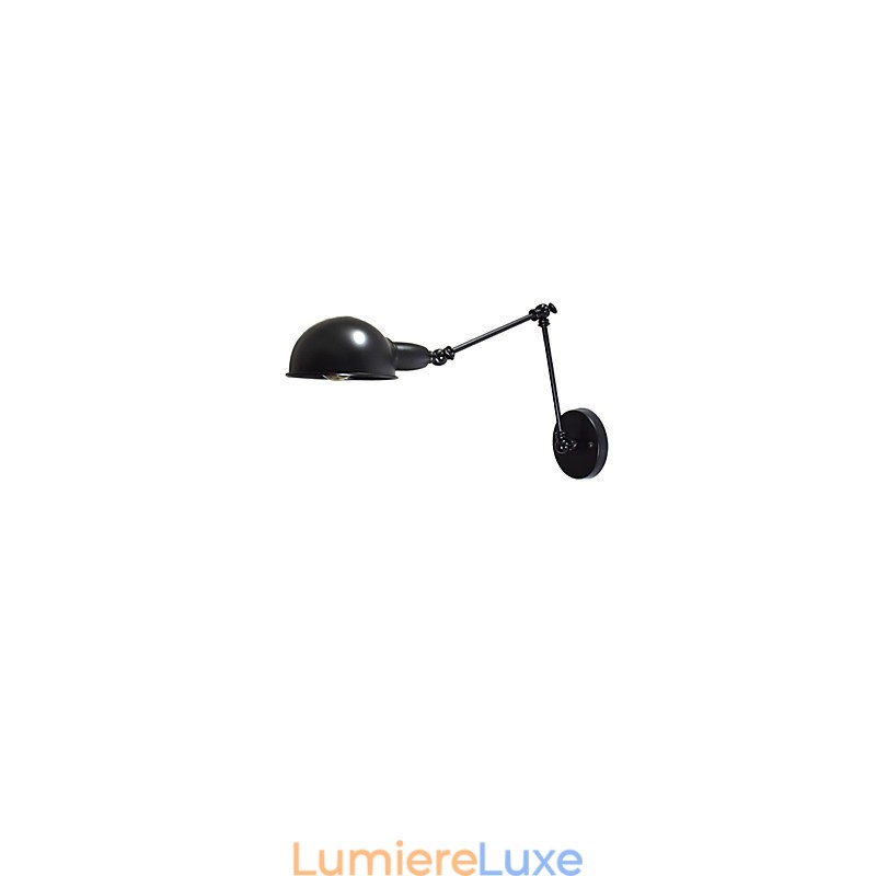 Buzz Lampe murale pliable en fer avec sabre laser noir muet, style européen et américain