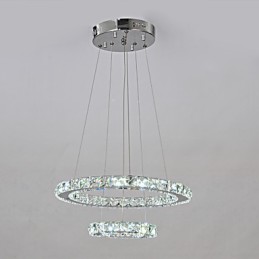 Lustre traditionnel classique en métal chromé