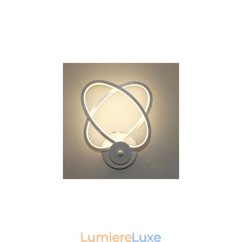 Lampe murale créative en aluminium pour chevet, couloir, bureau