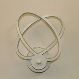 Lampe murale créative en aluminium pour chevet, couloir, bureau