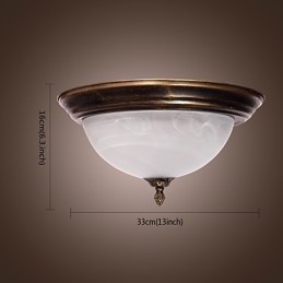 Plafonnier d'inspiration antique avec 2 lumières