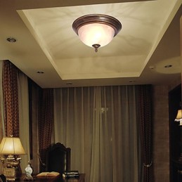 Plafonnier d'inspiration antique avec 2 lumières
