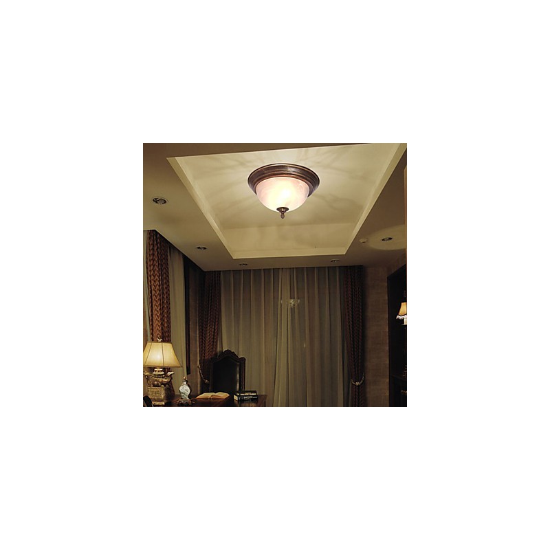 Plafonnier d'inspiration antique avec 2 lumières