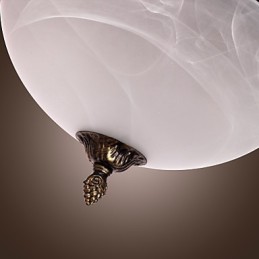 Plafonnier d'inspiration antique avec 2 lumières