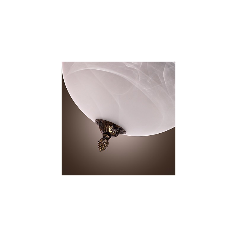 Plafonnier d'inspiration antique avec 2 lumières