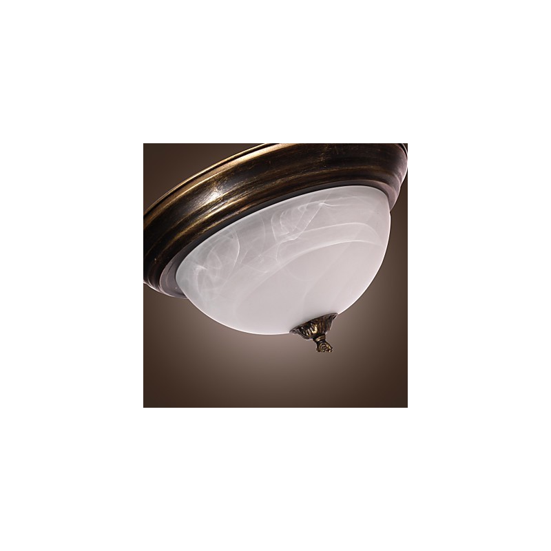 Plafonnier d'inspiration antique avec 2 lumières