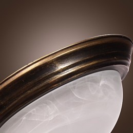 Plafonnier d'inspiration antique avec 2 lumières
