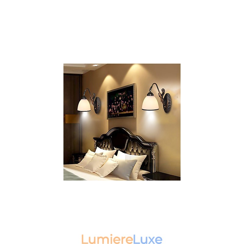 Lampe murale de style européen rétro pour salon, chambre à coucher, porche, balcon, café