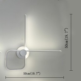 Lampe de chevet de chambre à coucher, lampe murale nordique créative minimaliste moderne pour salon, éclairage d'allée, escaliers