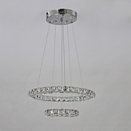 Lustre traditionnel classique en métal chromé