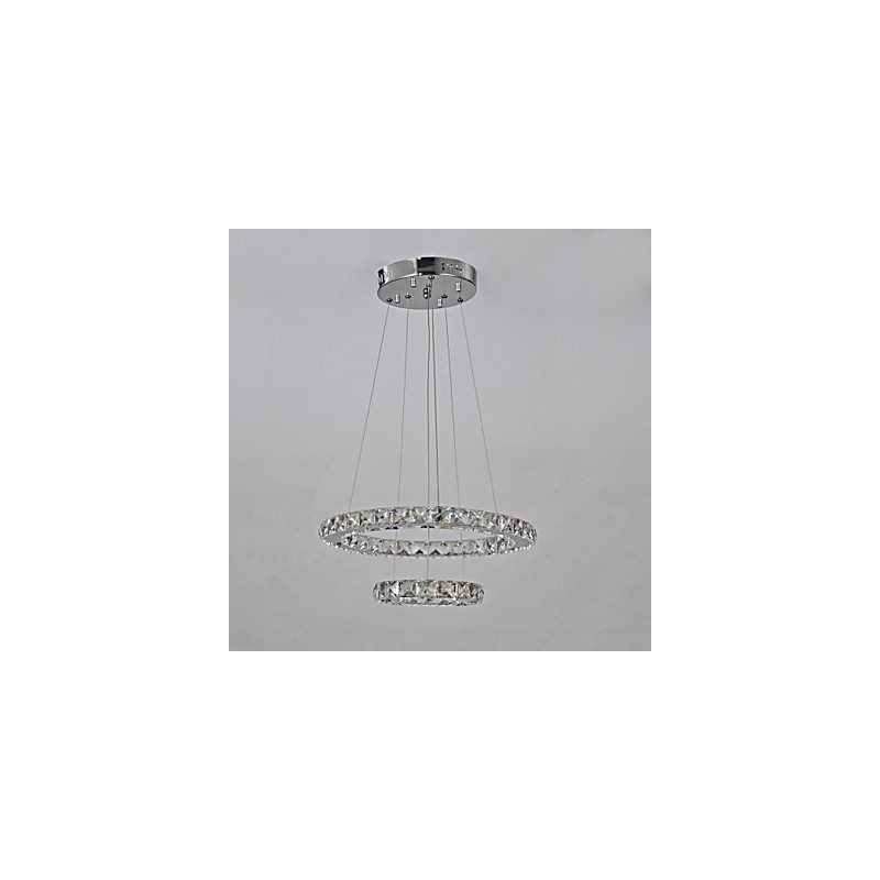 Lustre traditionnel classique en métal chromé