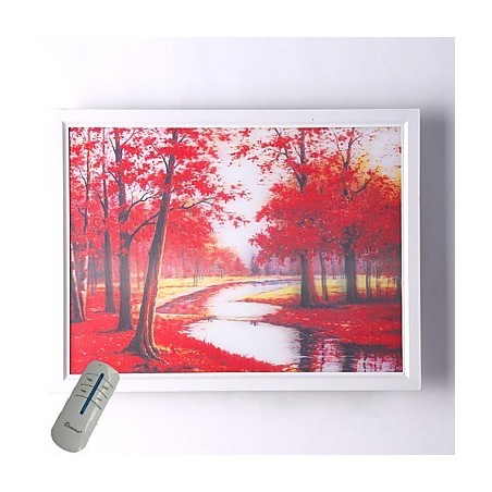 Peinture contemporaine moderne intégrée pour appliques murales à lumière ambiante Peinture contemporaine moderne intégrée pour appliques murales à lumière ambiante