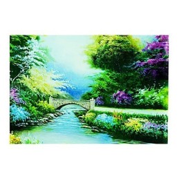 Peinture contemporaine moderne intégrée pour appliques murales à lumière ambiante