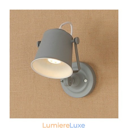 Applique murale en acier peint, style américain, style rétro, style sabre laser, style café noir Applique murale en acier peint, style américain, style rétro, style sabre laser, style café noir