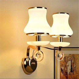 Applique murale moderne et contemporaine en cristal de style mini, protection des yeux, effet électrolytique