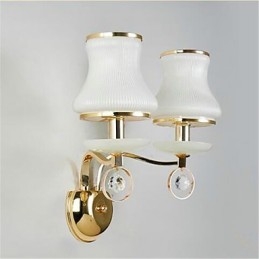 Applique murale moderne et contemporaine en cristal de style mini, protection des yeux, effet électrolytique