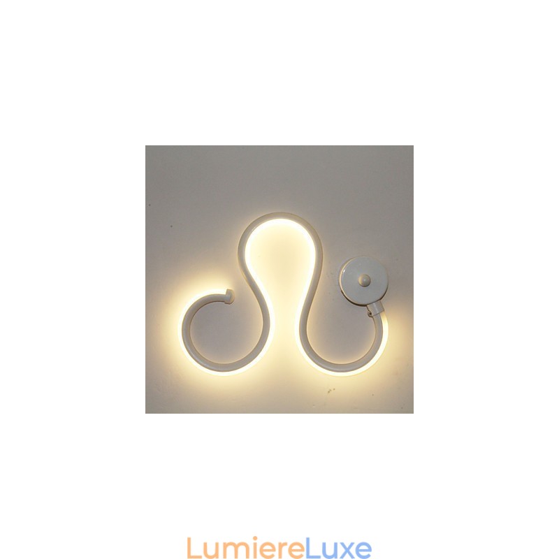 Lampe minimaliste moderne en aluminium pour chambre à coucher, lampe de chevet, décoration de couloir, éclairage créatif pour salon