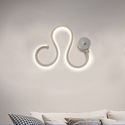 Lampe minimaliste moderne en aluminium pour chambre à coucher, lampe de chevet, décoration de couloir, éclairage créatif pour salon