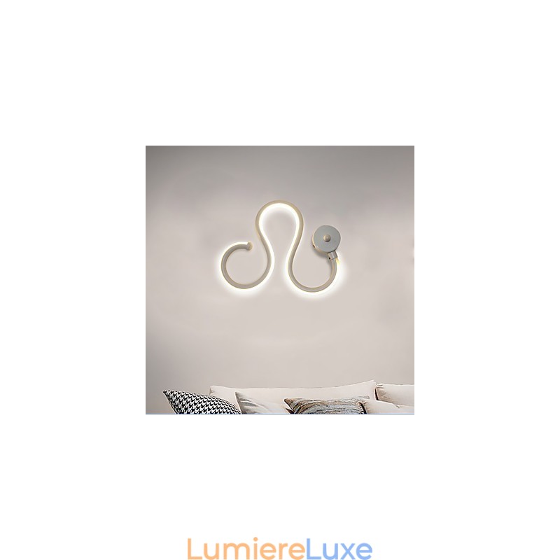 Lampe minimaliste moderne en aluminium pour chambre à coucher, lampe de chevet, décoration de couloir, éclairage créatif pour salon