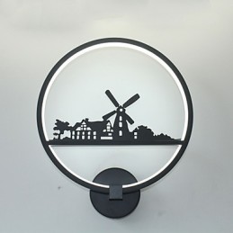 Peinture contemporaine moderne pour éclairage d'ambiance, appliques murales