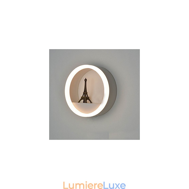 Peinture contemporaine moderne intégrée pour appliques murales à lumière ambiante