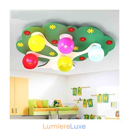 Plafonnier en bois et bambou contemporain moderne Plafonnier en bois et bambou contemporain moderne