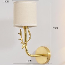 Applique murale en laiton classique, style mini, style vintage, luminaire d'ambiance